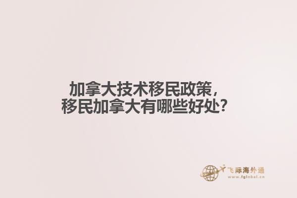 加拿大技術移民政策