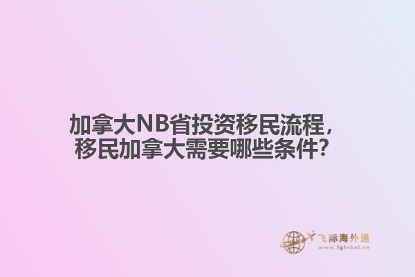 加拿大NB省投資移民流程，移民加拿大需要哪些條件？