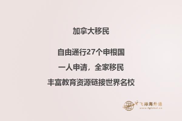加拿大移民項目優勢