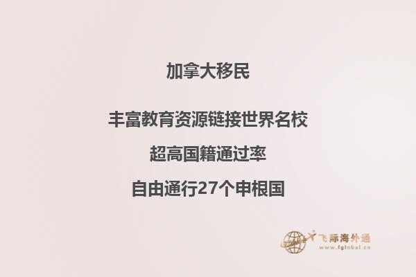 加拿大國家移民項目優點