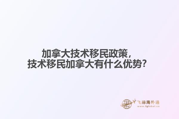 加拿大技術移民政策