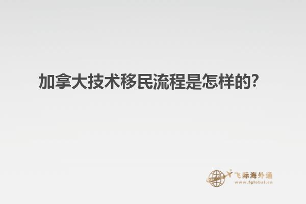 加拿大技術移民流程是怎樣的？