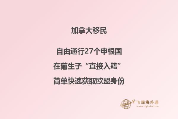 加拿大自雇移民優勢