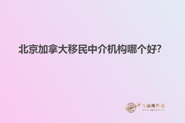 加拿大移民中介機構