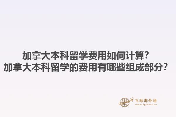 加拿大本科留學費用如何計算？加拿大本科留學的費用有哪些組成部分？1.jpg
