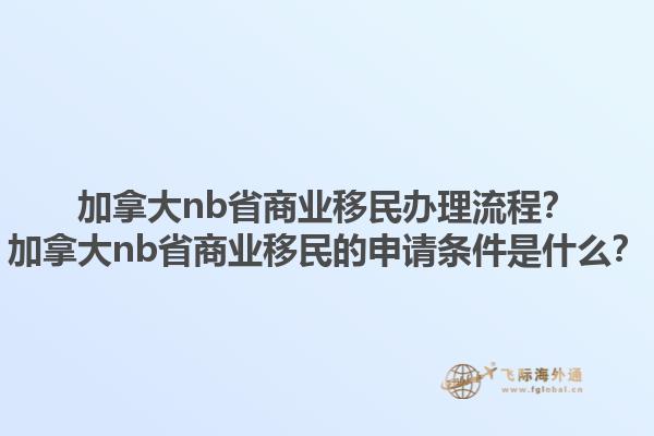 加拿大nb省商業移民辦理流程？加拿大nb省商業移民的申請條件是什么？