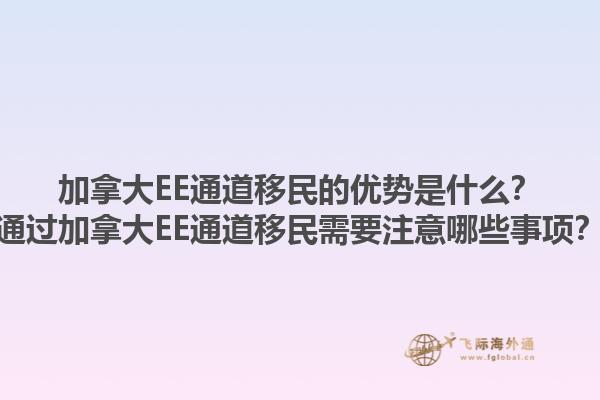 加拿大EE通道移民的優勢是什么？通過加拿大EE通道移民需要注意哪些事項？1.jpg