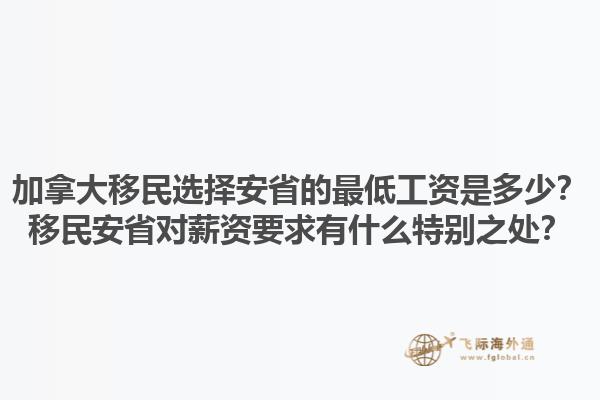 加拿大移民選擇安省的最低工資是多少？移民安省對薪資要求有什么特別之處？