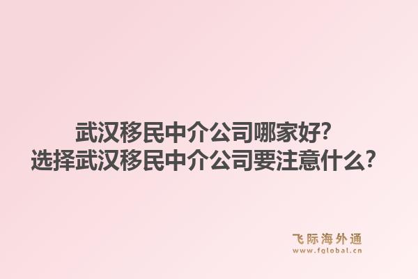 武漢移民中介公司哪家好？選擇武漢移民中介公司要注意什么？1.jpg