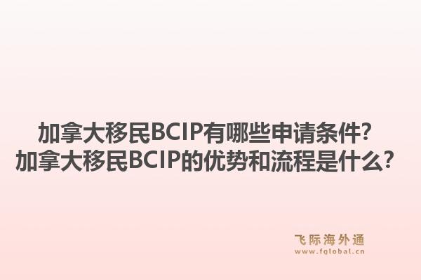加拿大移民BCIP有哪些申請條件？加拿大移民BCIP的優勢和流程是什么？1.jpg
