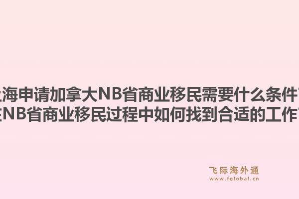 上海申請加拿大NB省商業移民需要什么條件？在NB省商業移民過程中如何找到合適的工作？1.jpg